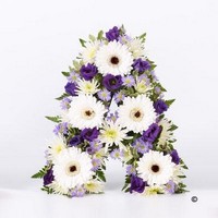 Tribute Letter Blue and White