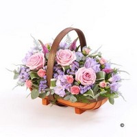 Mixed Basket Pink and Lilac
