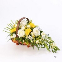 Mixed Basket Yellow and White