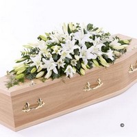 Lily Casket Spray  White