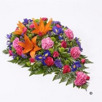 Lily and Iris Teardrop Spray Vibrant