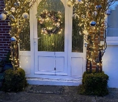 Festive Door Wreaths by Feehilys Florist