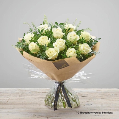 Luxury White Rose Bouquet