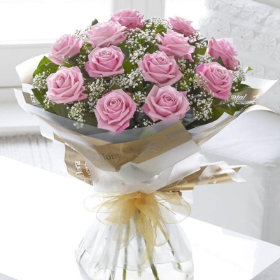 Luxury Pink Rose Bouquet