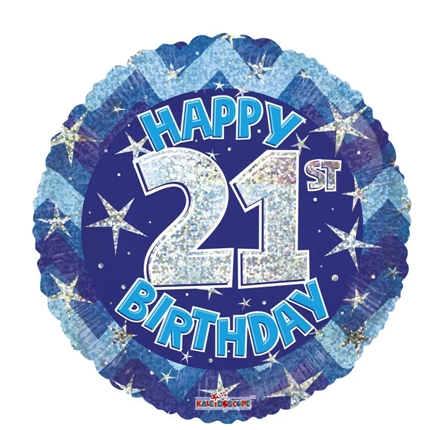 21st Birthday Balloon, Florist Choice