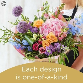 Hand tied bouquet florists choice