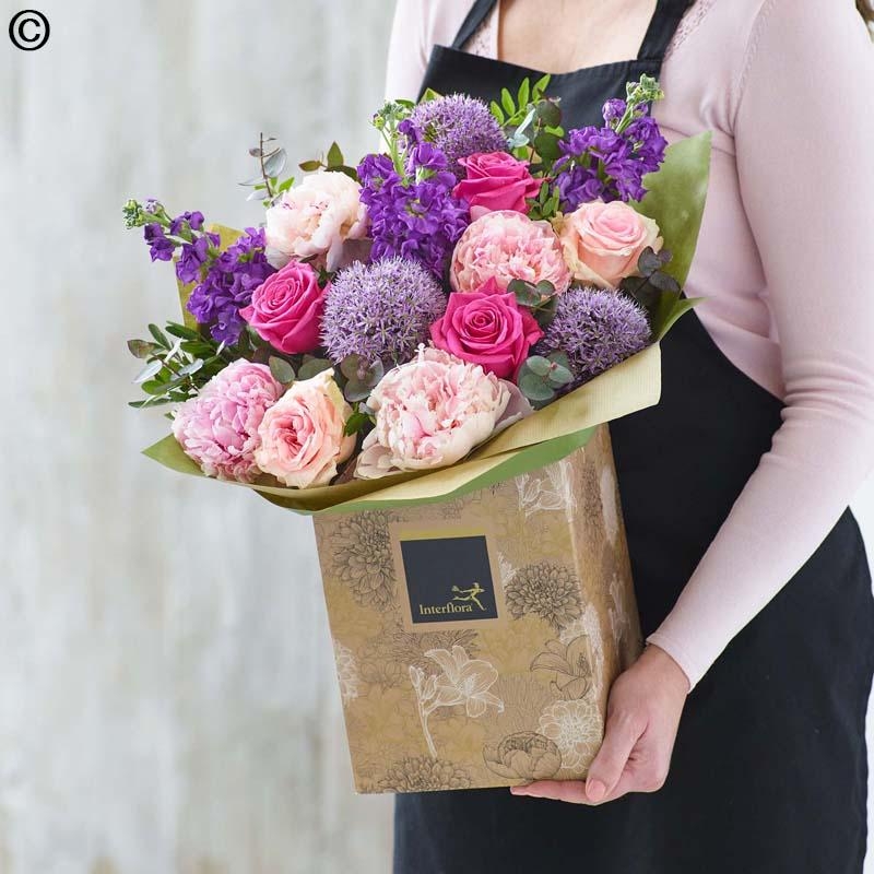 Perfect Peony Hand tied Florist Choice