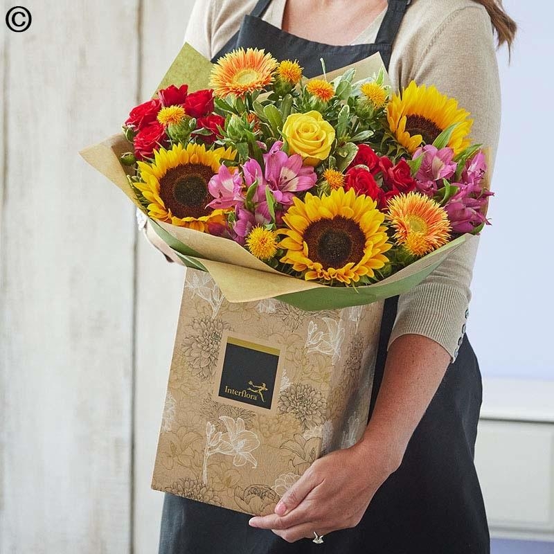 Sunflower Autumn Handtied, Florist Choice
