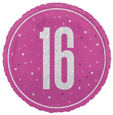 16th Birthday Foil Balloon, Florist Choice