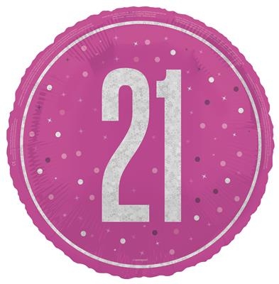 21st Birthday Balloon, Florist Choice