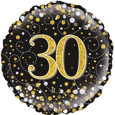 30th Birthday Foil Balloon, Florist Choice