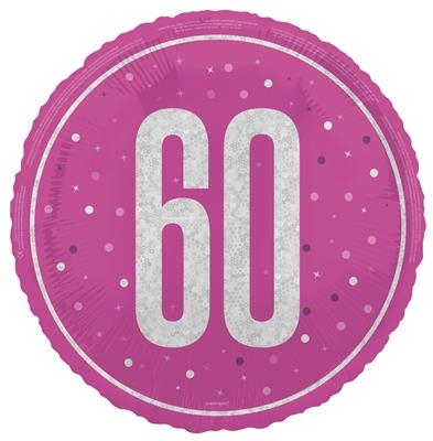 60th Birthday Foil Balloon, Florist Choice