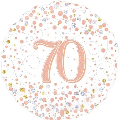 70th Birthday Foil Balloon, Florist Choice