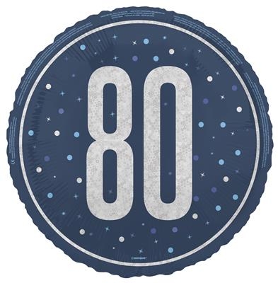 80th Birthday Foil Balloon, Florist Choice