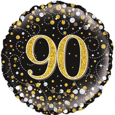 90th Birthday Balloon, Florist Choice