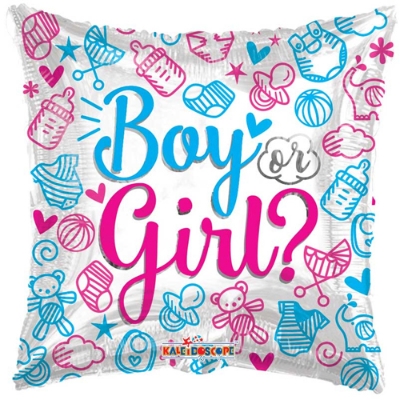 Boy or Girl Gender Reveal Party Balloon