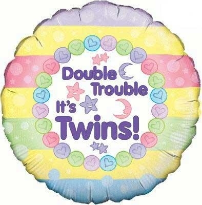 Double Trouble, It's Twins Balloon
