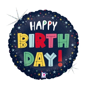 Happy Birthday Foil Balloon, Florist Choice