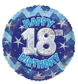 18th Birthday Foil Balloon, Florist Choice