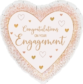 Engagement Foil Balloon, Florist Choice