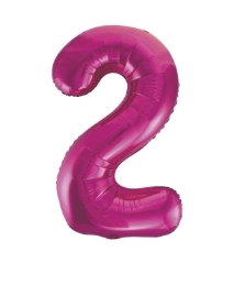 2 Birthday Balloon Pink