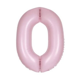 0 Balloon Baby Pink