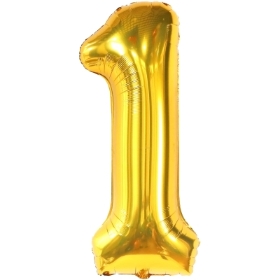 1 Gold Balloon