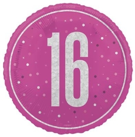 16th Birthday Foil Balloon, Florist Choice