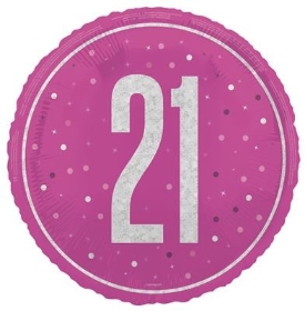 21st Birthday Balloon, Florist Choice