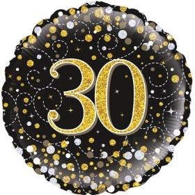 30th Birthday Foil Balloon, Florist Choice