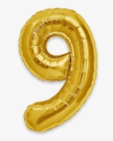 9 Gold Balloon