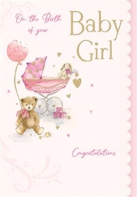 Baby Girl Card
