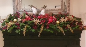 Christmas Mantle Piece Florist Choice
