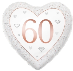 Diamond 60th Wedding Anniversary Balloon
