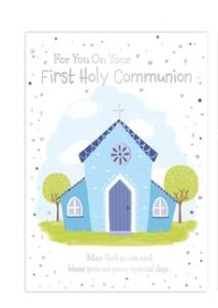 First Holy Cummunion Card